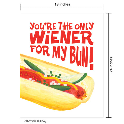 Hot Dog, Card Board (8596H)