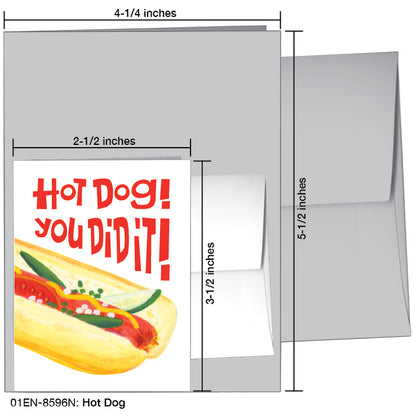 Hot Dog, Greeting Card (8596N)