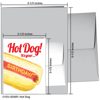 Hot Dog, Greeting Card (8596R)