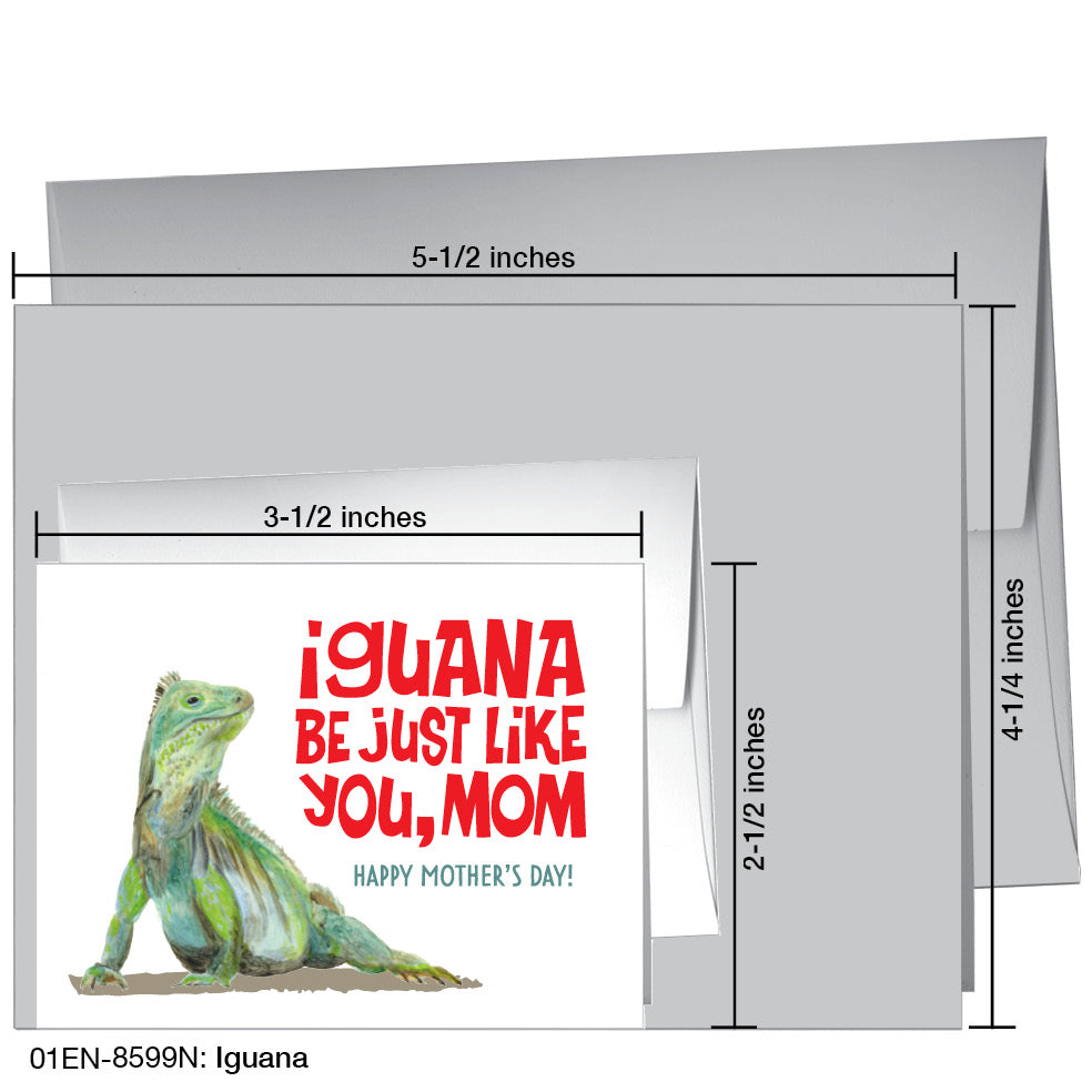 Iguana, Greeting Card (8599N)