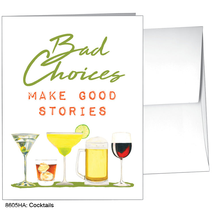 Cocktails, Greeting Card (8605HA)