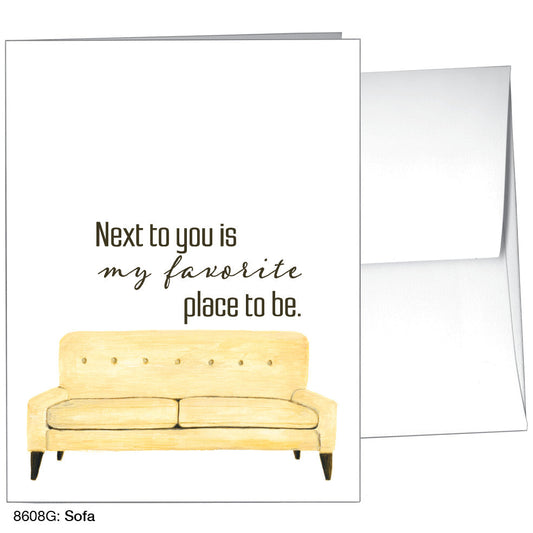 Sofa, Greeting Card (8608G)