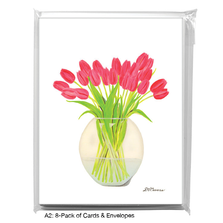 Cut Tulips, Greeting Card (861A)