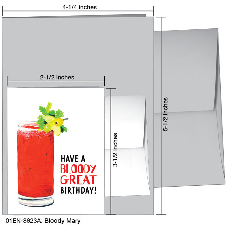 Bloody Mary, Greeting Card (8623A)