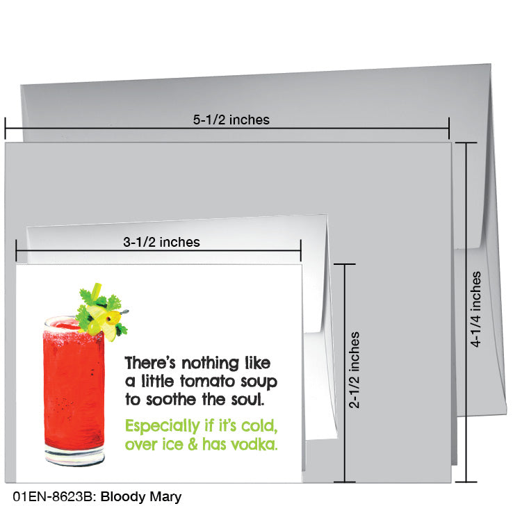 Bloody Mary, Greeting Card (8623B)