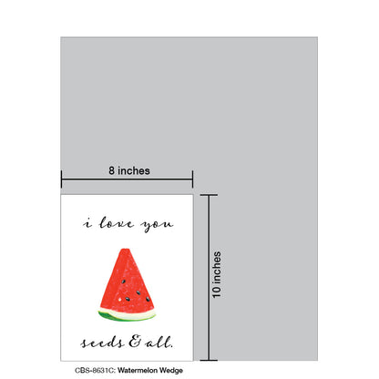 Watermelon Wedge, Card Board (8631C)