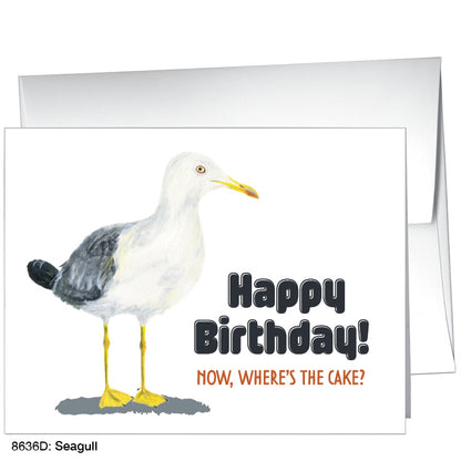 Seagull, Greeting Card (8636D)