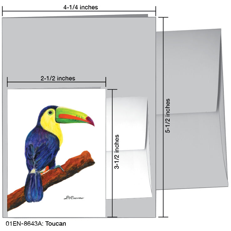 Toucan, Greeting Card (8643A)