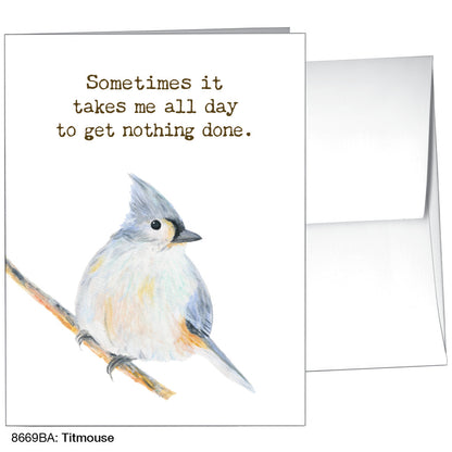 Titmouse, Greeting Card (8669BA)