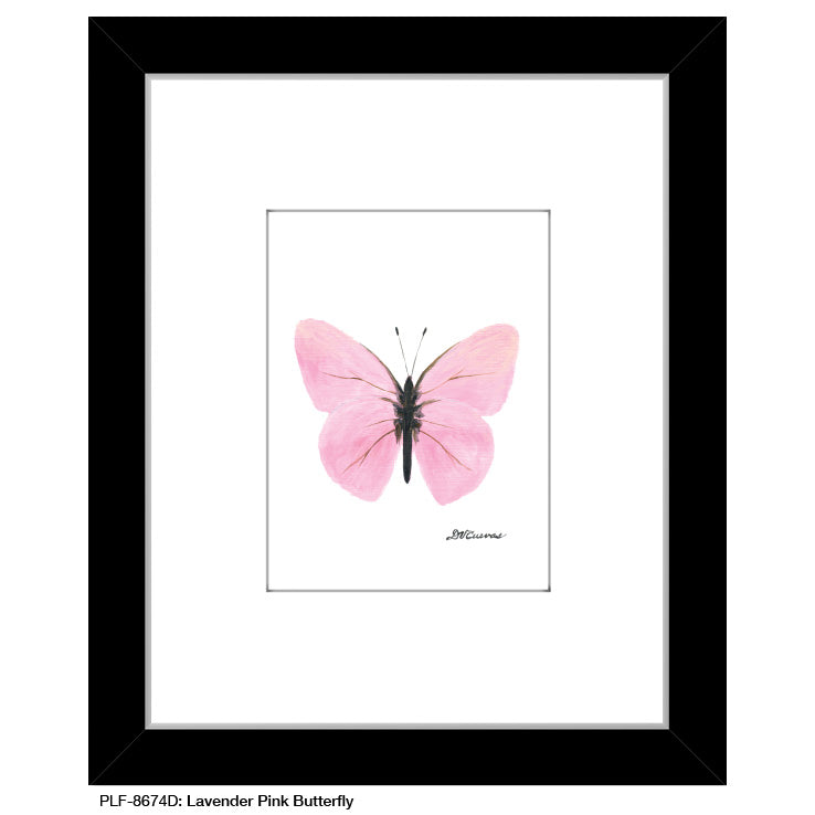 Lavender Pink Butterfly, Print (#8674D)