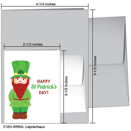 Leprechaun, Greeting Card (8696A)