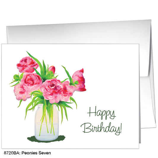 Peonies Seven, Greeting Card (8720BA)