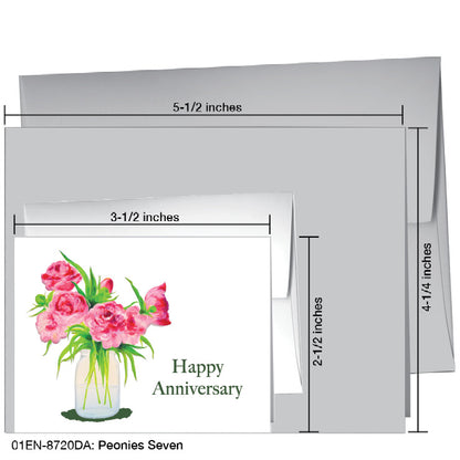 Peonies Seven, Greeting Card (8720DA)