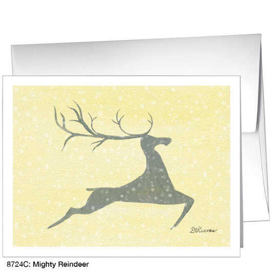 Mighty Reindeer, Greeting Card (8724C)