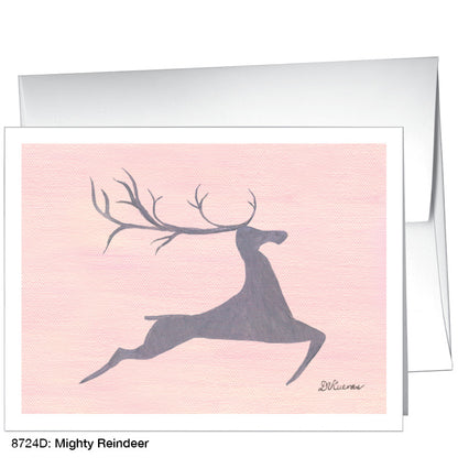 Mighty Reindeer, Greeting Card (8724D)