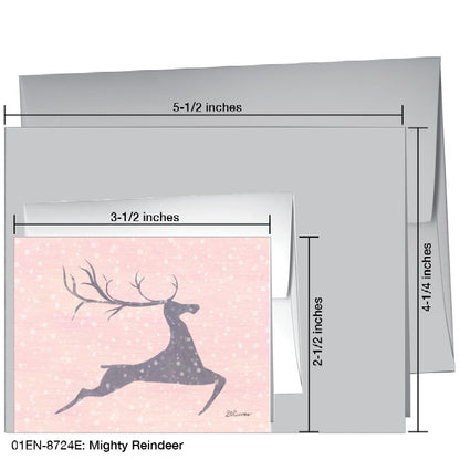 Mighty Reindeer, Greeting Card (8724E)