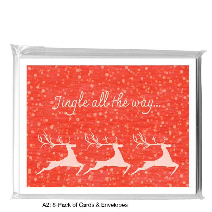 Mighty Reindeer, Greeting Card (8724G)