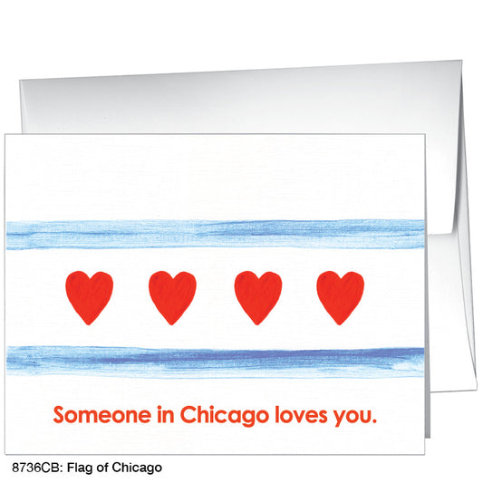 Flag of Chicago, Greeting Card (8736CB)