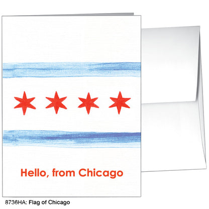 Flag of Chicago, Greeting Card (8736HA)