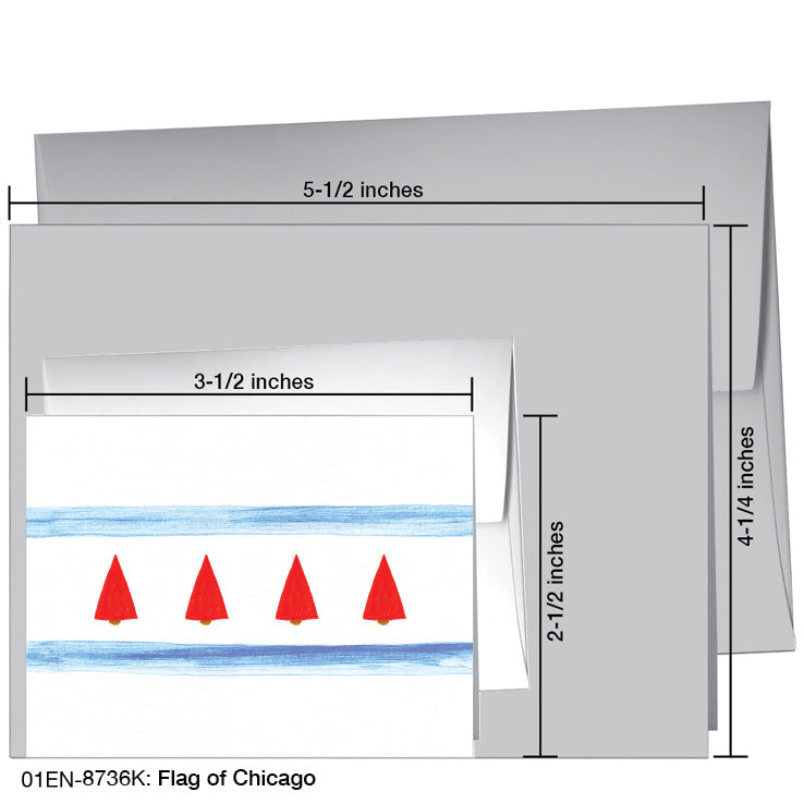 Flag of Chicago, Greeting Card (8736K)