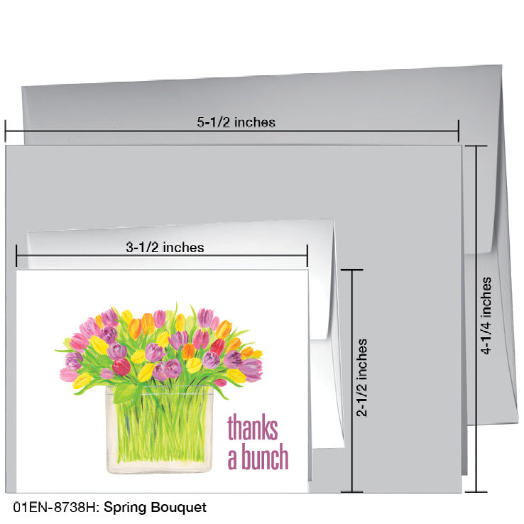 Spring Bouquet, Greeting Card (8738H)