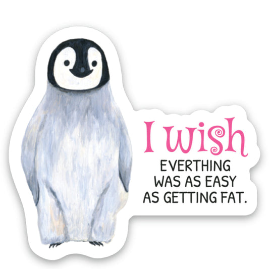 Penguin Chick, Sticker (8739D)