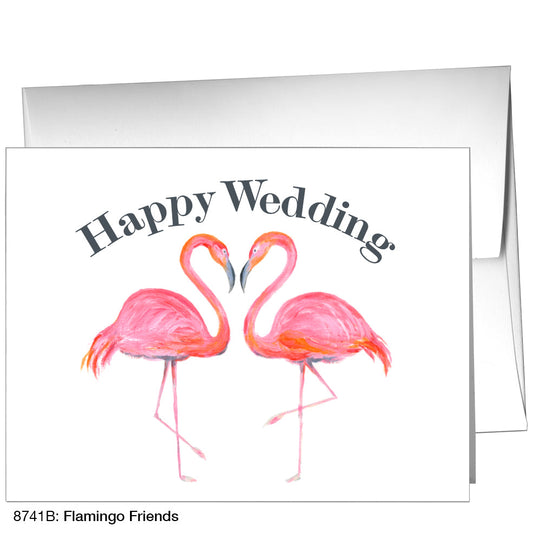 Flamingo Friends, Greeting Card (8741B)