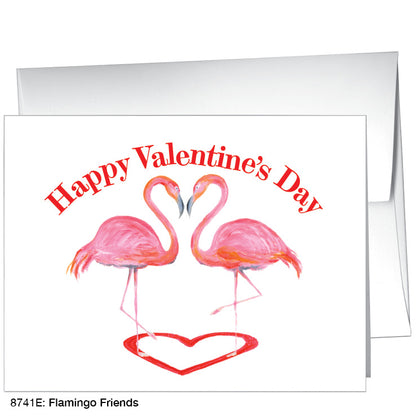 Flamingo Friends, Greeting Card (8741E)