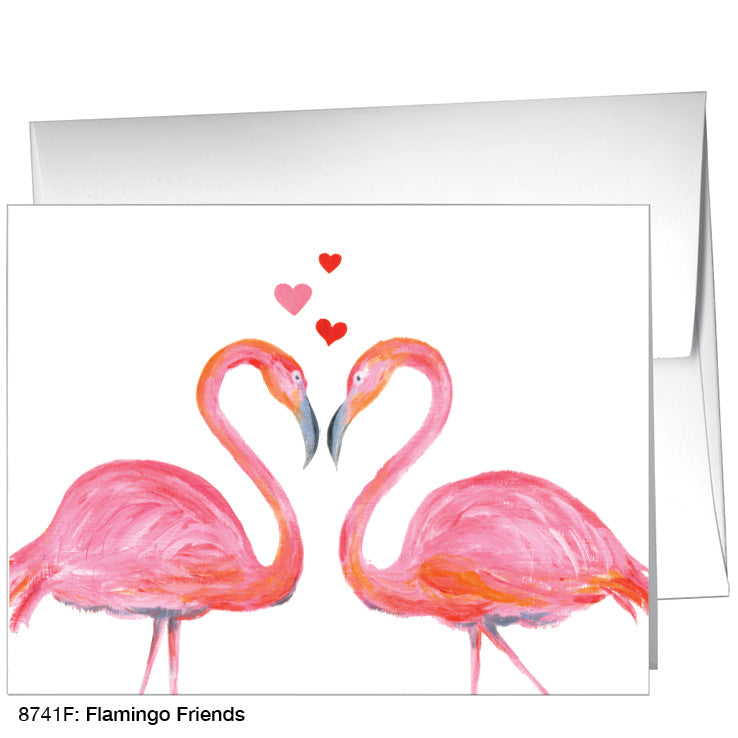 Flamingo Friends, Greeting Card (8741F)