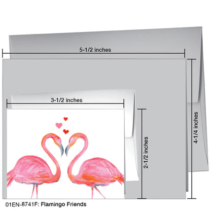 Flamingo Friends, Greeting Card (8741F)