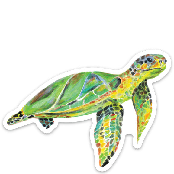 Turtle Hawksbill, Sticker (8742A)