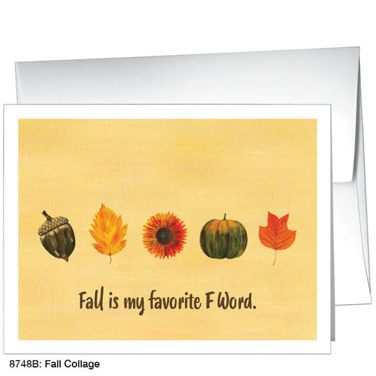 Fall Collage, Greeting Card (8748B)