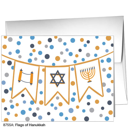 Flags of Hanukkah, Greeting Card (8755A)