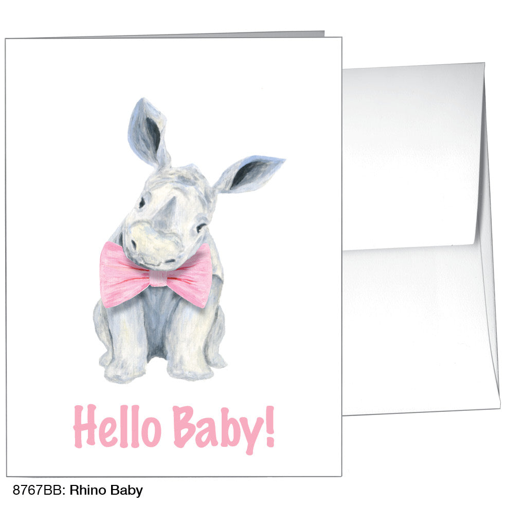 Rhino Baby, Greeting Card (8767BB)