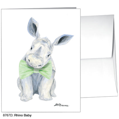 Rhino Baby, Greeting Card (8767D)