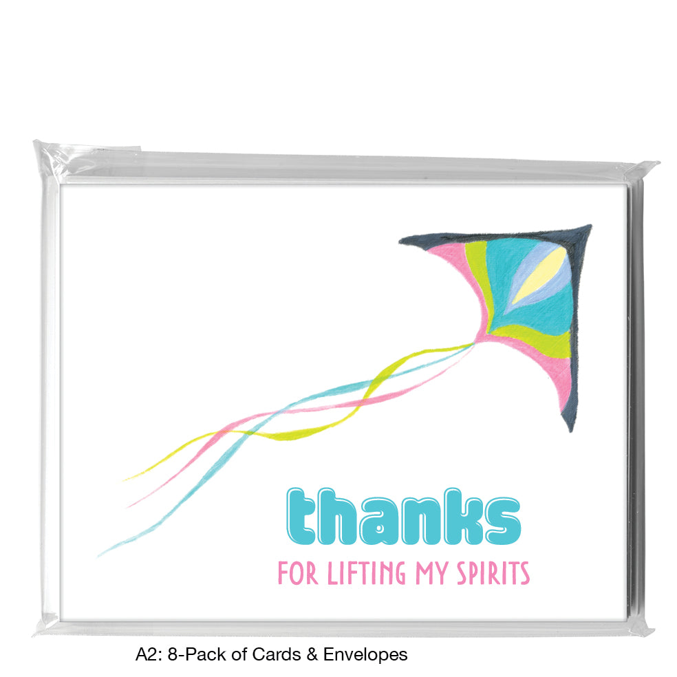 Kite Teal, Greeting Card (8768C)