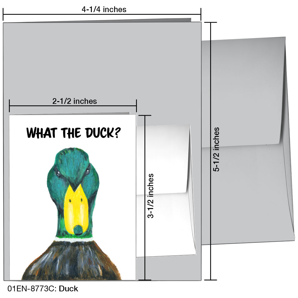 Duck, Greeting Card (8773C)