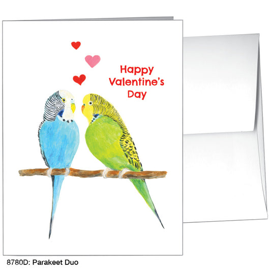 Parakeet Duo, Greeting Card (8780D)