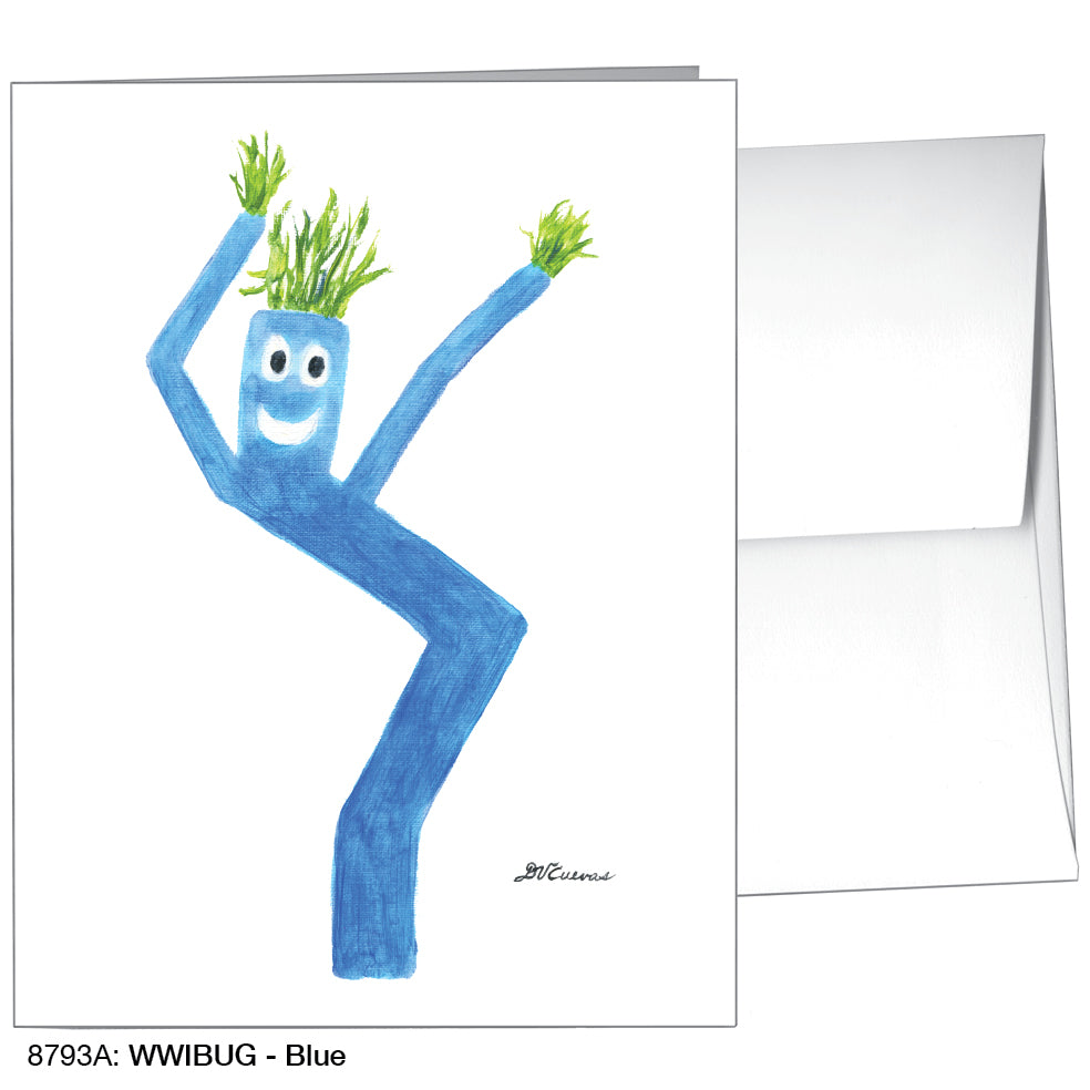 WWIBUG - Blue, Greeting Card (8793A)