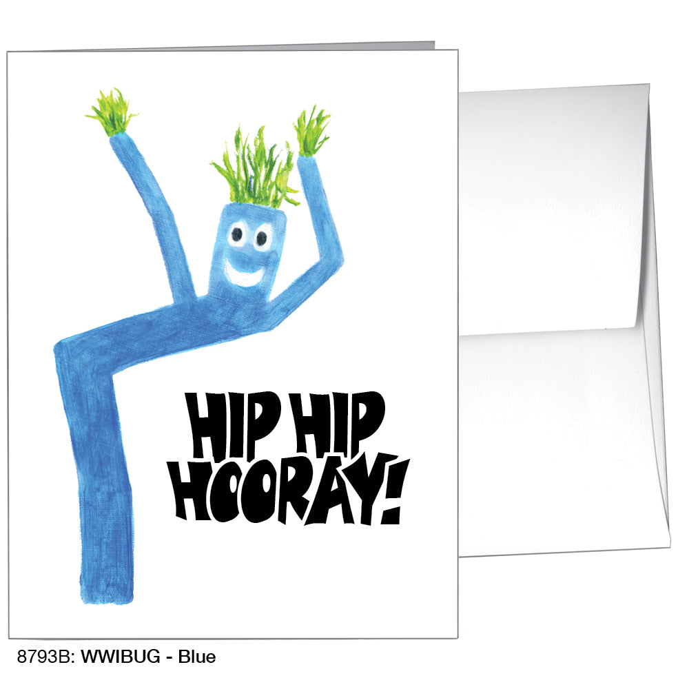 WWIBUG - Blue, Greeting Card (8793B)