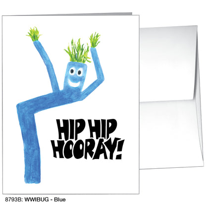 WWIBUG - Blue, Greeting Card (8793B)