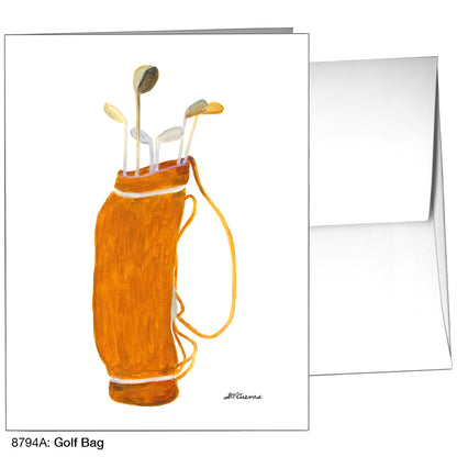 Golf Bag, Greeting Card (8794A)