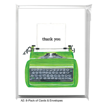 Typewriter, Greeting Card (8796C)