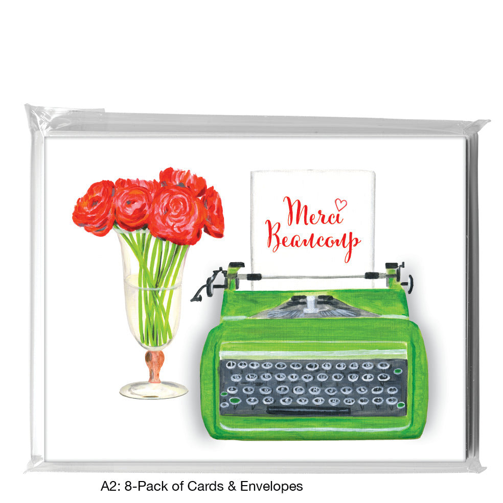 Typewriter, Greeting Card (8796F)