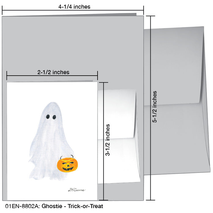 Ghostie - Trick-or-Treat, Greeting Card (8802A)