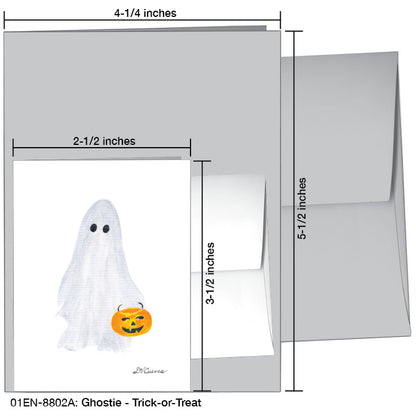 Ghostie - Trick-or-Treat, Greeting Card (8802A)