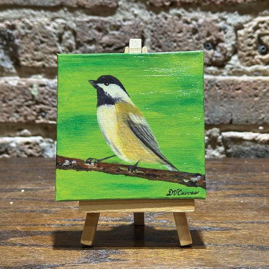 Black Capped Chickadee, Mini Artwork (MA-7695)