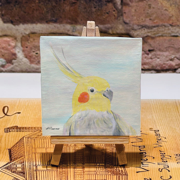 Cockatiel, Mini Artwork (MA-8745C)