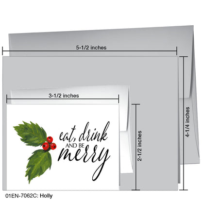 Holly, Greeting Card (7062C)