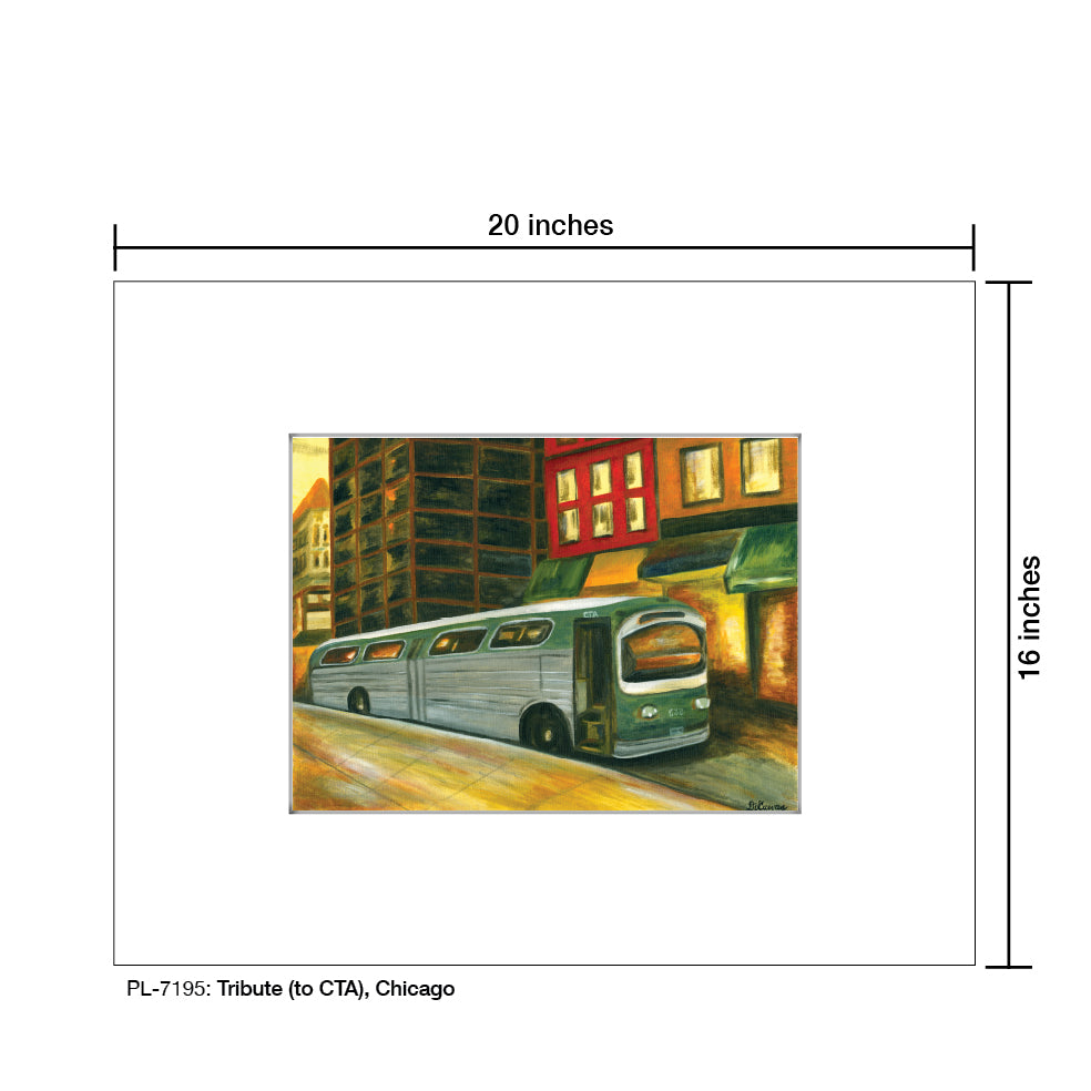 Tribute (to CTA), Chicago, Print (#7195)